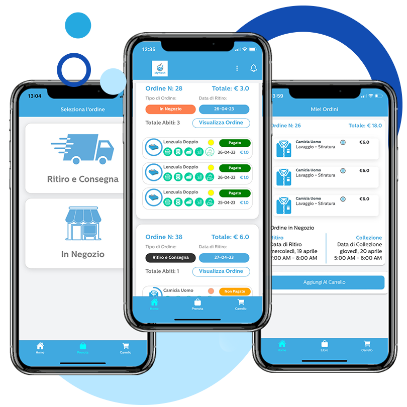 MyWosh App gestionale per lavanderie